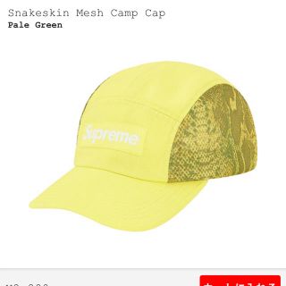 シュプリーム(Supreme)の20ss Supreme Snakeskin Mesh Cam Cap(キャップ)