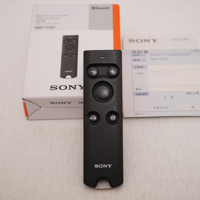 【動作良好】SONY RMT-P1BT ブルートゥースリモコン【保証残長】