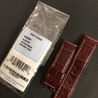 パネライ(PANERAI)のPANERAI　パネライ　ストラップ　正規品　最終値下げ(レザーベルト)