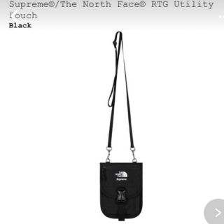 シュプリーム(Supreme)のThe North Face RTG Utility Pouch 黒(ショルダーバッグ)