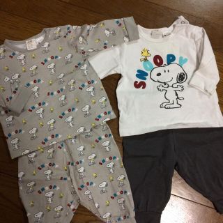 エイチアンドエム(H&M)のスヌーピーセットアップ(Ｔシャツ)