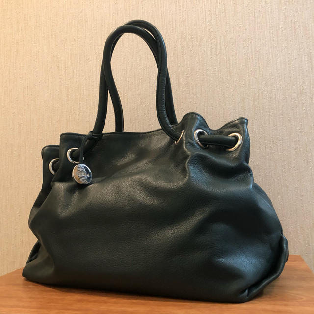 FURLA フルラ 巾着 ハンドバッグ グリーン