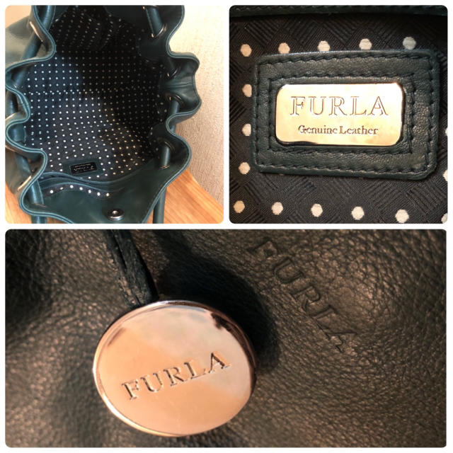 Furla(フルラ)のFURLA フルラ 巾着 ハンドバッグ グリーン レディースのバッグ(ハンドバッグ)の商品写真