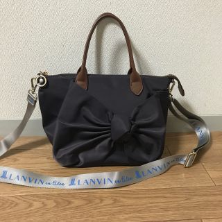 ランバンオンブルー(LANVIN en Bleu)のランバン オン ブルー シャルロット3wayトートバッグ(ショルダーバッグ)