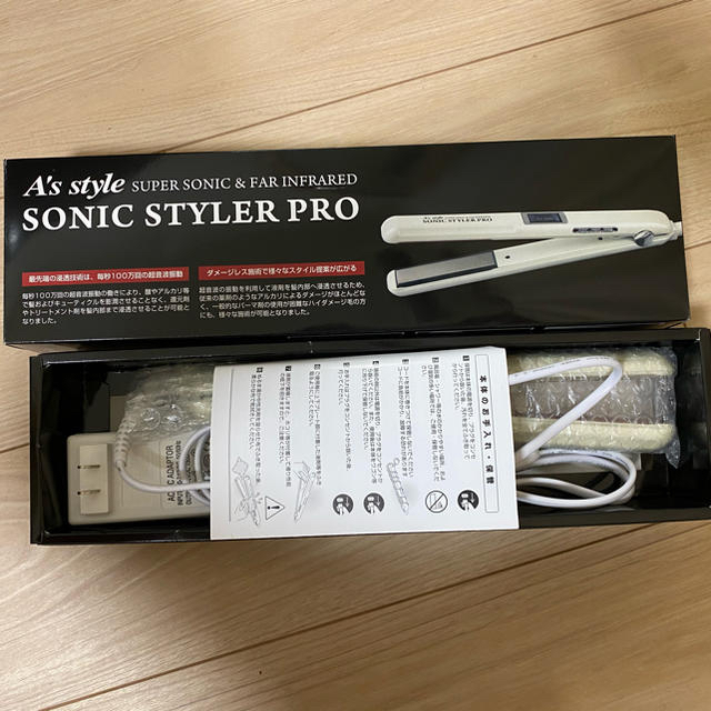 超音波ヘアアイロン SONIC STYLER PRO PREMIER