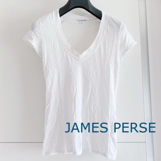 ジェームスパース(JAMES PERSE)のJAMES PERSE ジェームスパース Vネック Tシャツ 白(Tシャツ(半袖/袖なし))