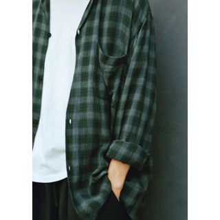 コモリ(COMOLI)のcomoli 20ss  サイズ3  レーヨンシャツ(シャツ)