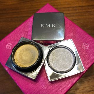 アールエムケー(RMK)のRMK インジーニアス　クリーム&パウダーアイズ　01Silver Gold(アイシャドウ)