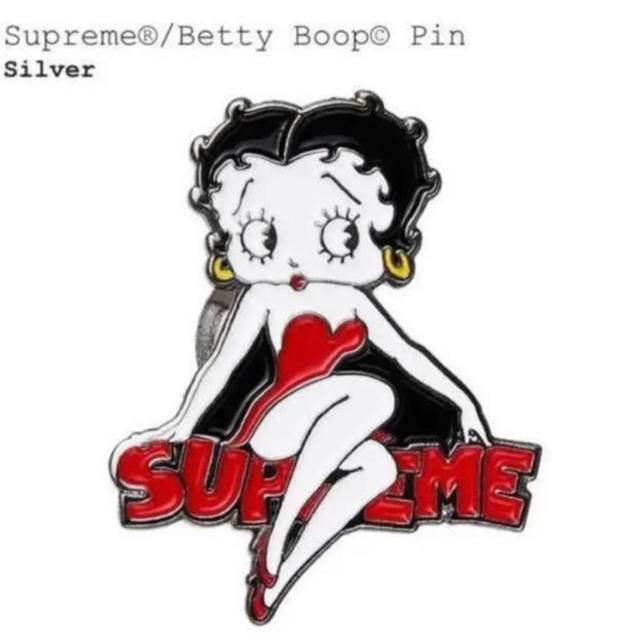 ◼️新品　Supreme 16SS Betty Boop Pin ベティ