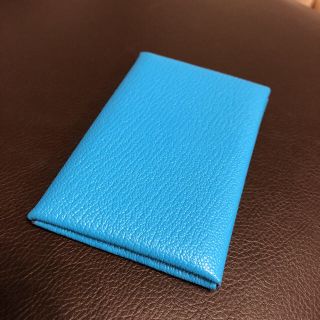 エルメス(Hermes)の★★ spring様専用★★HERMESカルヴィ　ブルーアズテック　期間限定(名刺入れ/定期入れ)