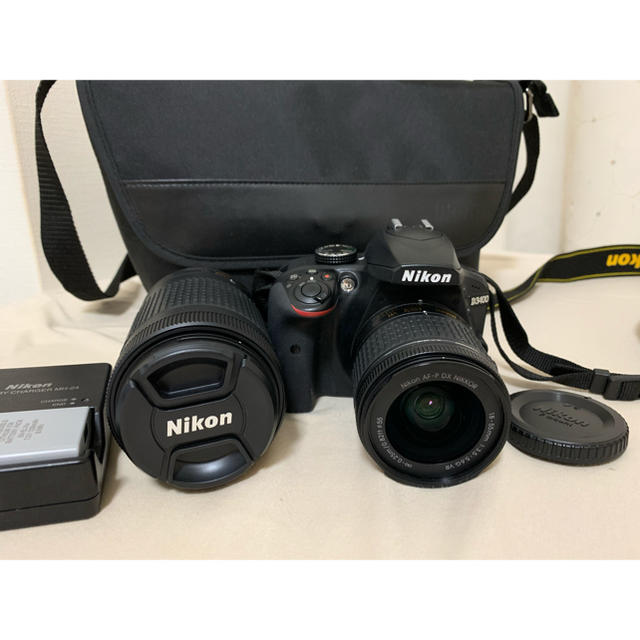 Nikon D3400 ダブルレンズキット　一眼レフ　画像スマホ転送可能