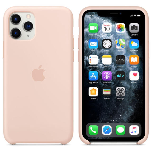 Apple(アップル)のiPhone 11 Proシリコーンケース - ピンクサンド スマホ/家電/カメラのスマホアクセサリー(iPhoneケース)の商品写真
