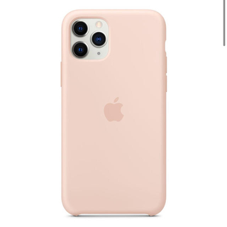アップル(Apple)のiPhone 11 Proシリコーンケース - ピンクサンド(iPhoneケース)