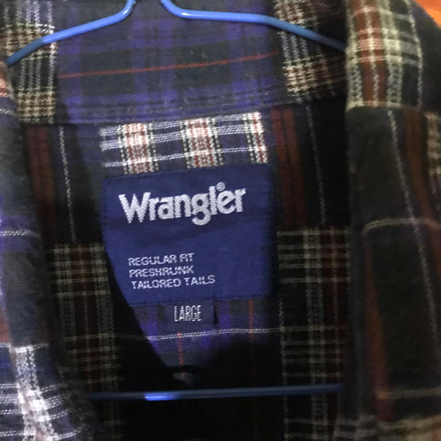 Wrangler(ラングラー)のラングラーパッチワーク　ウエスタンネル長袖シャツ メンズのトップス(シャツ)の商品写真