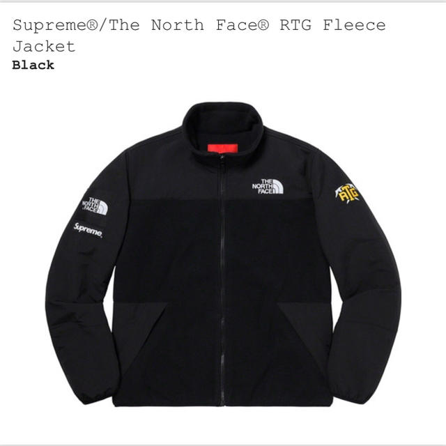 【ギフト】 the supreme 黒M - Supreme north フリース rtg face ブルゾン