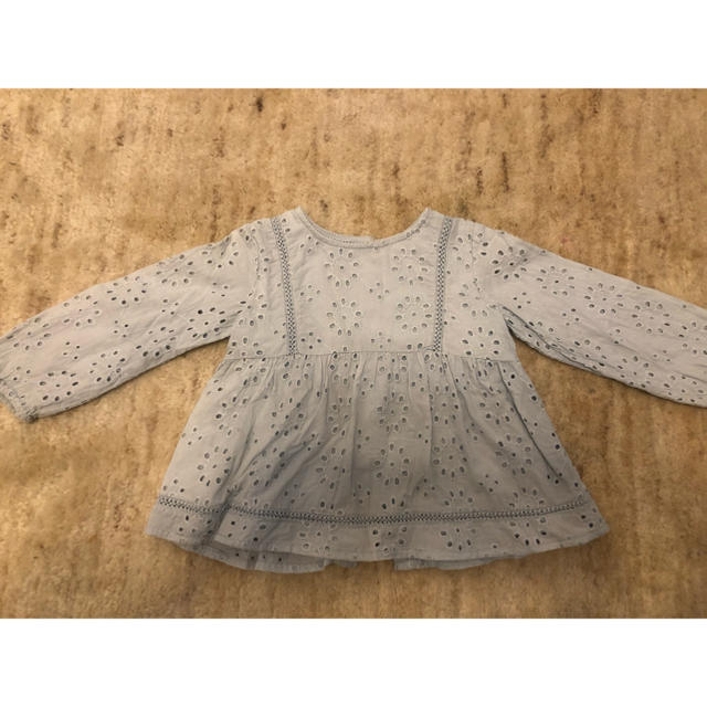 ZARA(ザラ)のZARA・レースブラウス92 キッズ/ベビー/マタニティのキッズ服女の子用(90cm~)(ブラウス)の商品写真