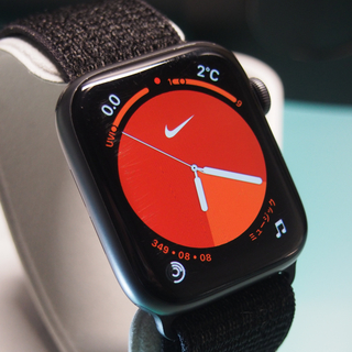 アップルウォッチ(Apple Watch)のApple Watch Nike+ Series 4 GPS 44mm アルミ(腕時計(デジタル))