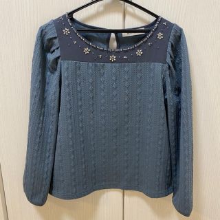 ミッシュマッシュ(MISCH MASCH)の☆美品☆MISCH MASCHのビジューブラウス(シャツ/ブラウス(長袖/七分))