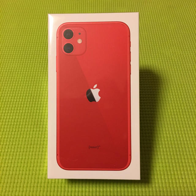 iPhone -  iPhone11 64GB レッド SIMフリー 新品 未開封