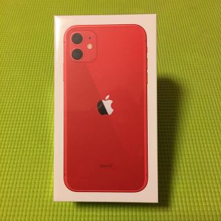 アイフォーン(iPhone)の iPhone11 64GB レッド SIMフリー 新品 未開封(スマートフォン本体)