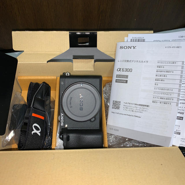 SONY a6300 新同品 α6300 ボディ一式。