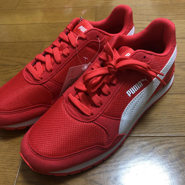 PUMA(ハイビスカス/ホワイト)【Lady’s/ 23.0/新品】