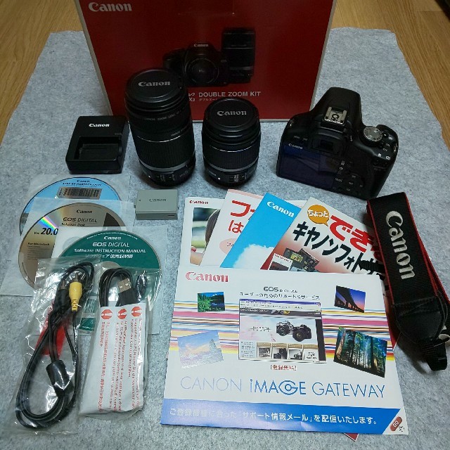 Canon(キヤノン)のデジタル一眼レフ Canon EOS kissX3 WKIT スマホ/家電/カメラのカメラ(デジタル一眼)の商品写真