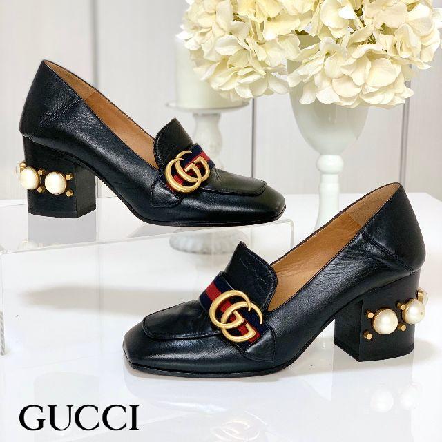 Gucci - 871 グッチ ヒールローファー パンプスの通販 by mame's shop