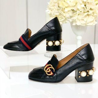 Gucci    グッチ ヒールローファー パンプスの通販 by mame's shop