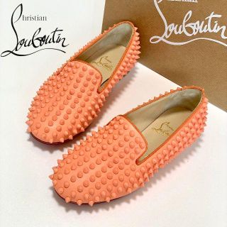 クリスチャンルブタン(Christian Louboutin)の1048 クリスチャンルブタン ローリングスパイク フラットシューズ(スリッポン/モカシン)