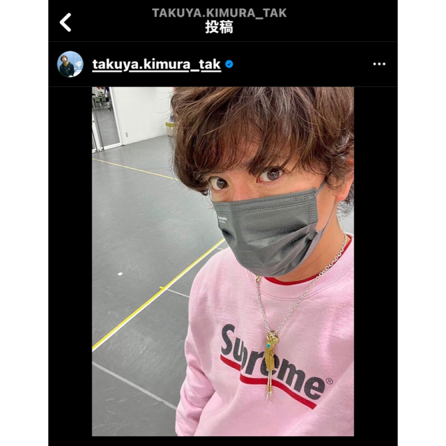 Supreme(シュプリーム)のSupreme Crewneck underline crewneck 木村拓哉 メンズのトップス(スウェット)の商品写真