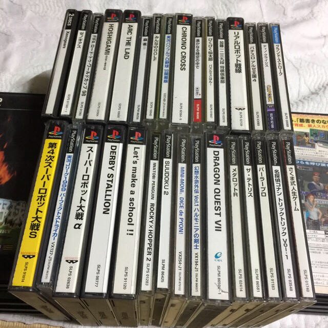 ps2 プレステ2 75000 ソフト  ps2⇒30枚 ps1⇒30枚 3