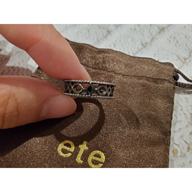 ete(エテ)のete　シルバー　リング レディースのアクセサリー(リング(指輪))の商品写真