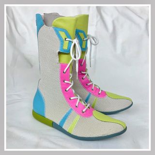 エミリオプッチ(EMILIO PUCCI)の新品 激レア Emilio Pucci エミリオプッチ 編み上げスニーカーブーツ(ブーツ)