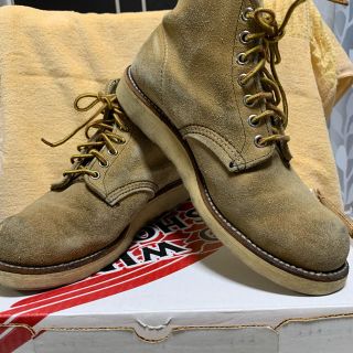 レッドウィング(REDWING)のユッコ様専用★REDWING 半円犬タグ プレーントゥ /6.5 ★(ブーツ)