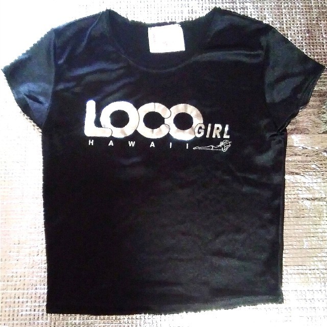 LOCO BOUTIQUE　Tシャツ　サイズS　ブラック レディースのトップス(Tシャツ(半袖/袖なし))の商品写真