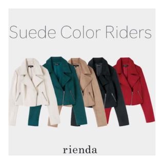 リエンダ(rienda)のrienda💄カラーFスエードWライダースJK(ライダースジャケット)