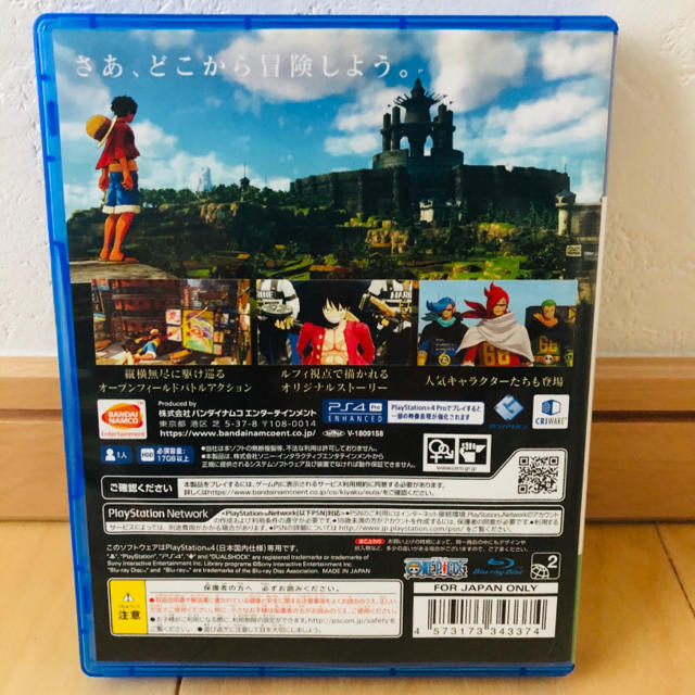 PlayStation4(プレイステーション4)のONE PIECE WORLD SEEKER PS4 エンタメ/ホビーのゲームソフト/ゲーム機本体(家庭用ゲームソフト)の商品写真