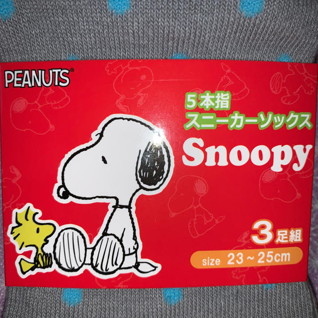 SNOOPY(スヌーピー)のSNOOPY 五本指　靴下セット レディースのレッグウェア(ソックス)の商品写真