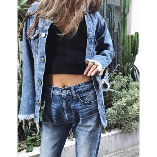 ALEXIA STAM(アリシアスタン)のTRUNC88 over size denim jacket レディースのジャケット/アウター(Gジャン/デニムジャケット)の商品写真