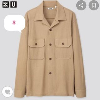 ユニクロ(UNIQLO)のミリタリージャージーシャツ　S　ユニクロU (シャツ)