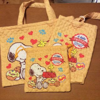 スヌーピー(SNOOPY)のレッスンバッグセット(バッグ/レッスンバッグ)