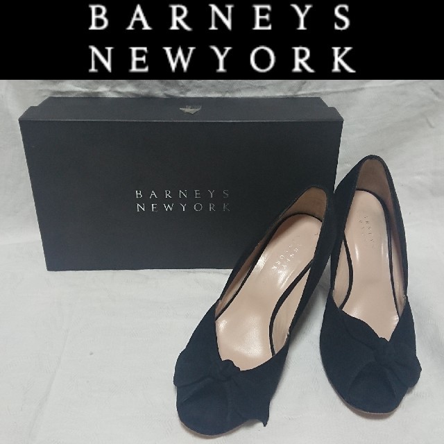 BARNEYS NEW YORK(バーニーズニューヨーク)のBARNEYS NEWYORK バーニーズニューヨーク オープントゥパンプス レディースの靴/シューズ(ハイヒール/パンプス)の商品写真