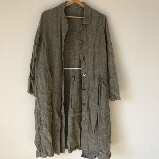 ネストローブ(nest Robe)の【新品】ネストローブ♥リネンコート(スプリングコート)