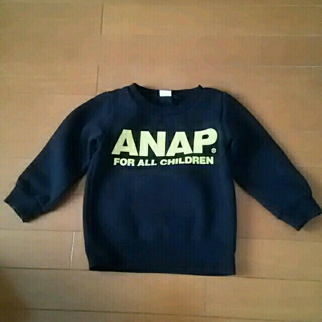 ANAP Kids(アナップキッズ)のトレーナー♡100 まいまい様 キッズ/ベビー/マタニティのキッズ服女の子用(90cm~)(Tシャツ/カットソー)の商品写真