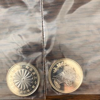 御在位30年記念硬貨　500円玉　2枚(貨幣)