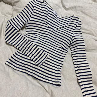 リップサービス(LIP SERVICE)のLIP SERVICE 長袖ボーダートップス(カットソー(長袖/七分))