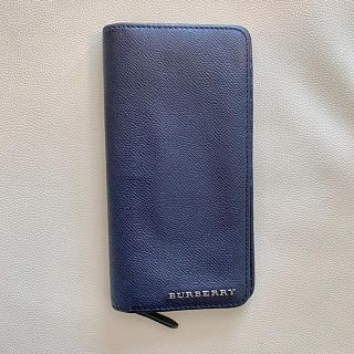 バーバリー(BURBERRY)のBurberry★バーバリーメンズ長財布ネイビー(長財布)