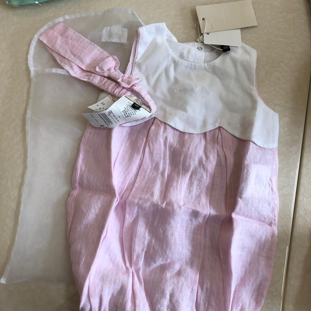 ARMANI JUNIOR - 新品未使用!アルマーニベビー ヘアバンド ロンパース