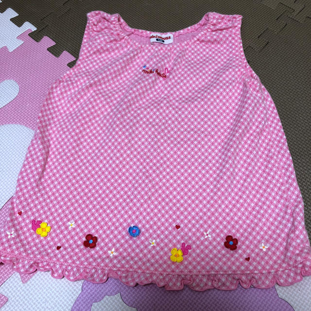 mikihouse(ミキハウス)のミキハウス タンクトップ 120 キッズ/ベビー/マタニティのキッズ服女の子用(90cm~)(Tシャツ/カットソー)の商品写真